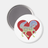 2017 Mink Nest Runequine Heart Magnet 1 (Vorderseite/Rückseite)