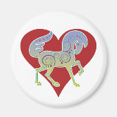 2017 Mink Nest Runequine Heart Magnet 1 (Vorne)