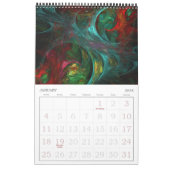 2017 Moderne Abstrakte Kunst Kalender (Jan 2026)