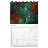 2017 Moderne Abstrakte Kunst Kalender (Jan 2027)