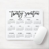 2017 moderne Typografie des Kalender-| Mousepad (Mit Mouse)