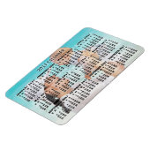 2017 Monatskalender Schwarz | Foto hinzufügen Magnet (Linke Seite)