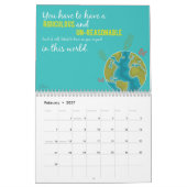 2017 motivierend Kalender (Feb 2027)