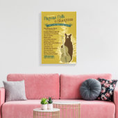 2017 Pagosa Folk 'N Bluegrass Poster Leinwanddruck (Insitu (Wohnzimmer))