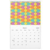 2017 Retro Kunst-Kalender Kalender (Mär 2027)