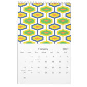 2017 Retro Kunst-Kalender Kalender (Feb 2027)
