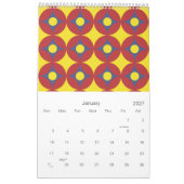 2017 Retro Kunst-Kalender Kalender (Jan 2027)