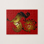 2017 Runde chinesisches Zeichen- und Kalligrafie-P Puzzle (Horizontal)