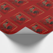 2017 Runderjahr mit Embossed Embossed Embossed P W Geschenkpapier (Ecke)