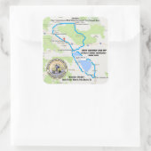 2017 SALTON SEEGP QUADRATISCHER AUFKLEBER (Tasche)