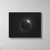 2017 Solar Eclipse - Baileys Beads Leinwanddruck (Vorderseite)