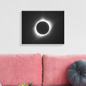 2017 Solar Eclipse - Corona Leinwanddruck (Insitu (Wohnzimmer))