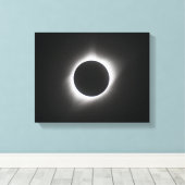 2017 Solar Eclipse - Corona Leinwanddruck (Insitu (Holzboden))