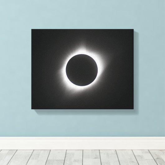 2017 Solar Eclipse - Corona Leinwanddruck (Insitu (Holzboden))