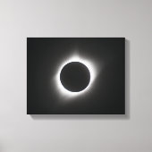 2017 Solar Eclipse - Corona Leinwanddruck (Vorderseite)