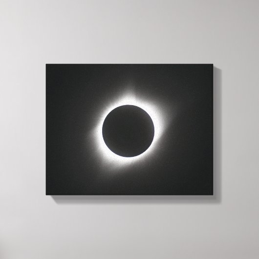 2017 Solar Eclipse - Corona Leinwanddruck (Vorderseite)