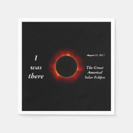 2017 Solar Eclipse "I was there" Edition Serviette