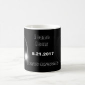 2017 Solar Eclipse kam ich, sah ich, es war phanta Kaffeetasse (Mittel)