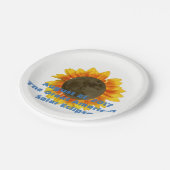 2017 Solar Eclipse, Sonnenblume Edition Pappteller (Schrägansicht)