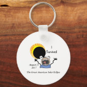 2017 Solar Eclipse Survival Edition Schlüsselanhänger (Vorderseite)