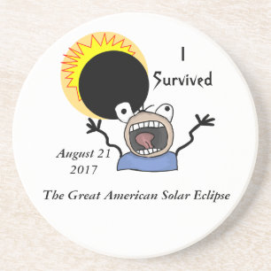2017 Solar Eclipse Survival Edition Untersetzer