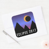 2017 Solar Eclipse Themed Stickers (Umschlag)