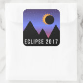 2017 Solar Eclipse Themed Stickers (Tasche)