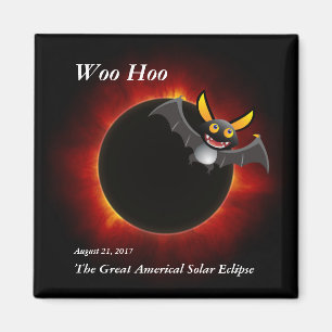 2017 Solar Eclipse, Vampire Edition Magnet