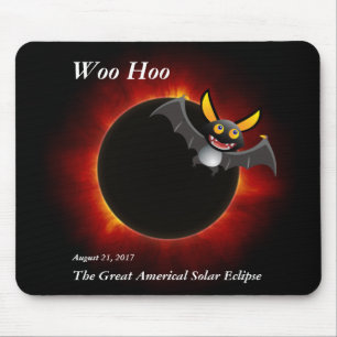 2017 Solar Eclipse, Vampire Edition Mousepad
