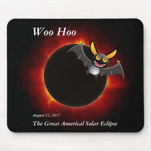 2017 Solar Eclipse, Vampire Edition Mousepad (Vorne)