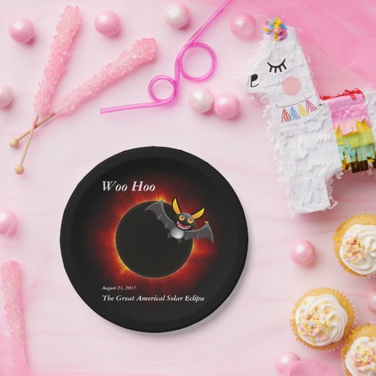 2017 Solar Eclipse, Vampire Edition Pappteller (Party)