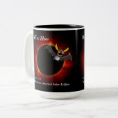 2017 Solar Eclipse, Vampire Edition Zweifarbige Tasse (Vorderseite Links)