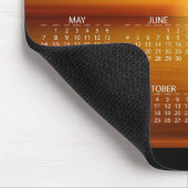 2017 Sonnenuntergangs-Kalender Mousepad (Ecke)