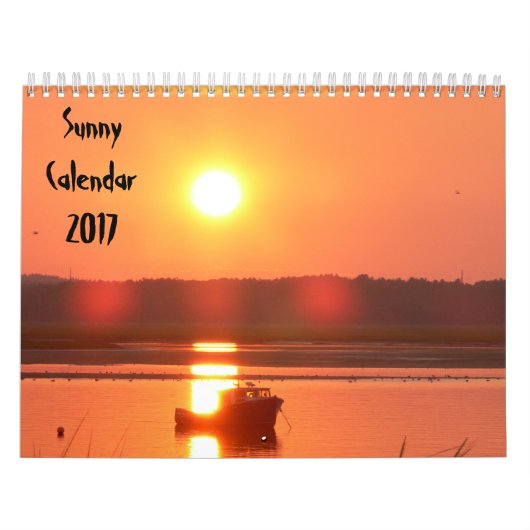 2017 Sonniger Kalender (Titelbild)
