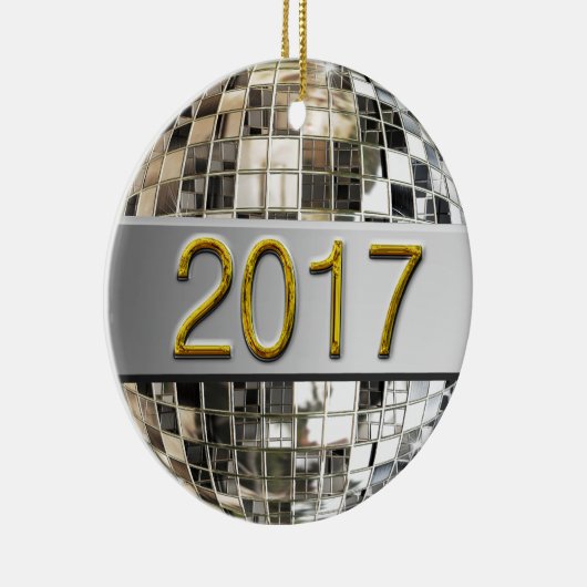2017 Sparkling Keramik Ornament (Rechts)