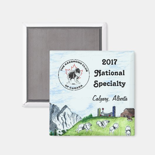 2017 Specialty Souvenir Magnet (Vorderseite/Rückseite)