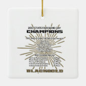 2017 Staat Fair Band Day Champions - Sirens Season Keramikornament (Rückseite)