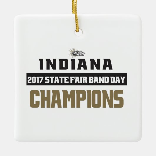 2017 Staat Fair Band Day Champions - Sirens Season Keramikornament (Vorderseite)