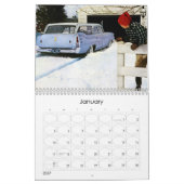 2017 Vintager lebender Kalender (Jan 2027)