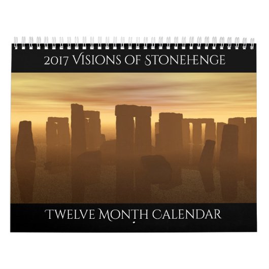 2017 Visionen von Stonehenge Kalender (Titelbild)
