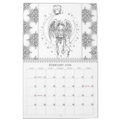 2017 Whimsical World Color Your Own Wall Calendar Kalender (Feb 2026)