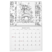2017 Whimsical World Color Your Own Wall Calendar Kalender (Mär 2026)