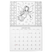 2017 Whimsical World Color Your Own Wall Calendar Kalender (Jan 2026)