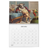 2018 - 2019 albernere Tiere Kalender (Jan 2027)