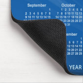 2018-2019 blauer Fan-Schuljahr-Kalender durch Janz Mousepad (Ecke)