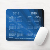 2018-2019 blauer Fan-Schuljahr-Kalender durch Janz Mousepad (Mit Mouse)