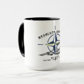 2018-2019 entschlossene Stützkaffee-Tasse Tasse (Vorderseite Links)