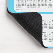 2018-2020 Sky Blue Calendar von Janz Mousepad (Ecke)