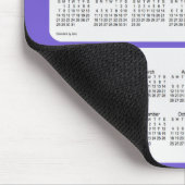 2018-2020 Slate Blue Calendar von Janz Mousepad (Ecke)