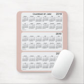 2018-2020 Thistle Calendar von Janz Mousepad (Mit Mouse)
